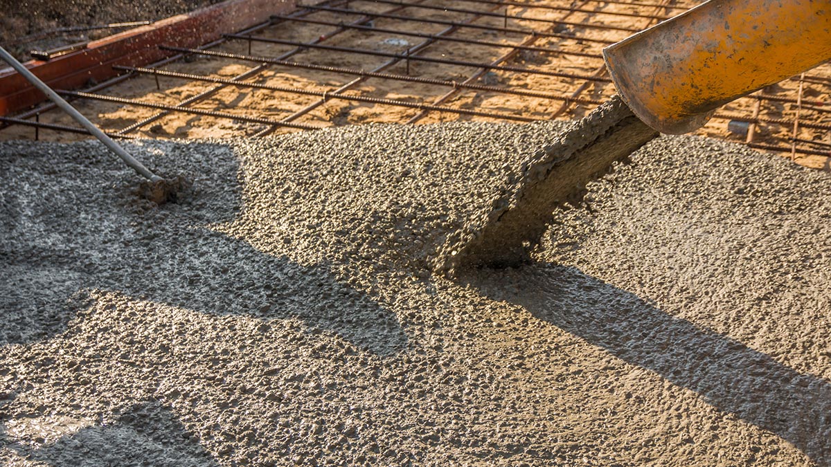 Samenstelling van beton - het storten