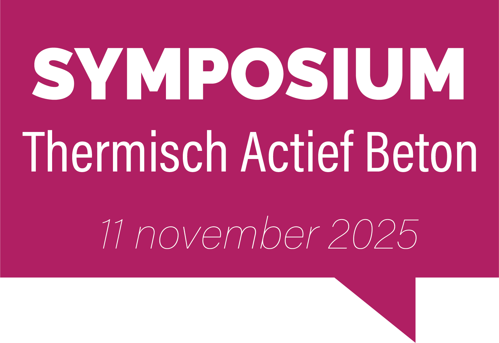 Symposium Thermisch Actief Beton